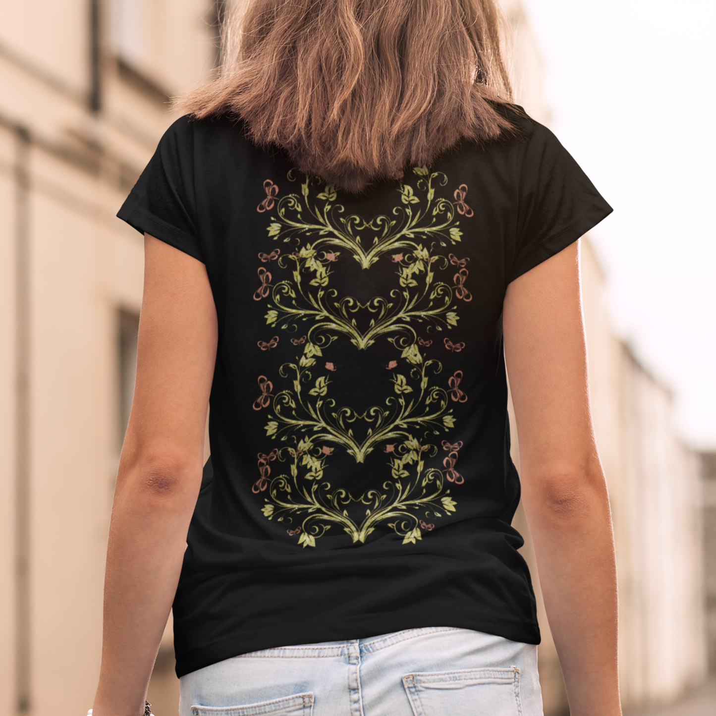 Royal Blossom Cotton Tee | EssenceInnoCreate | 9 Colors