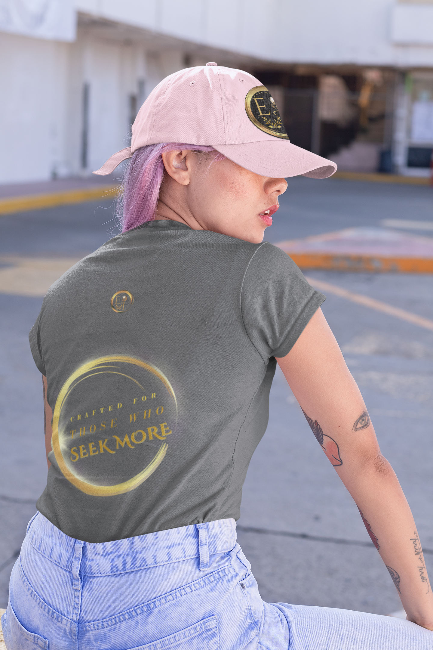 One Life Tee in Charcoal – Purpose-Driven Streetwear | EI Fashion