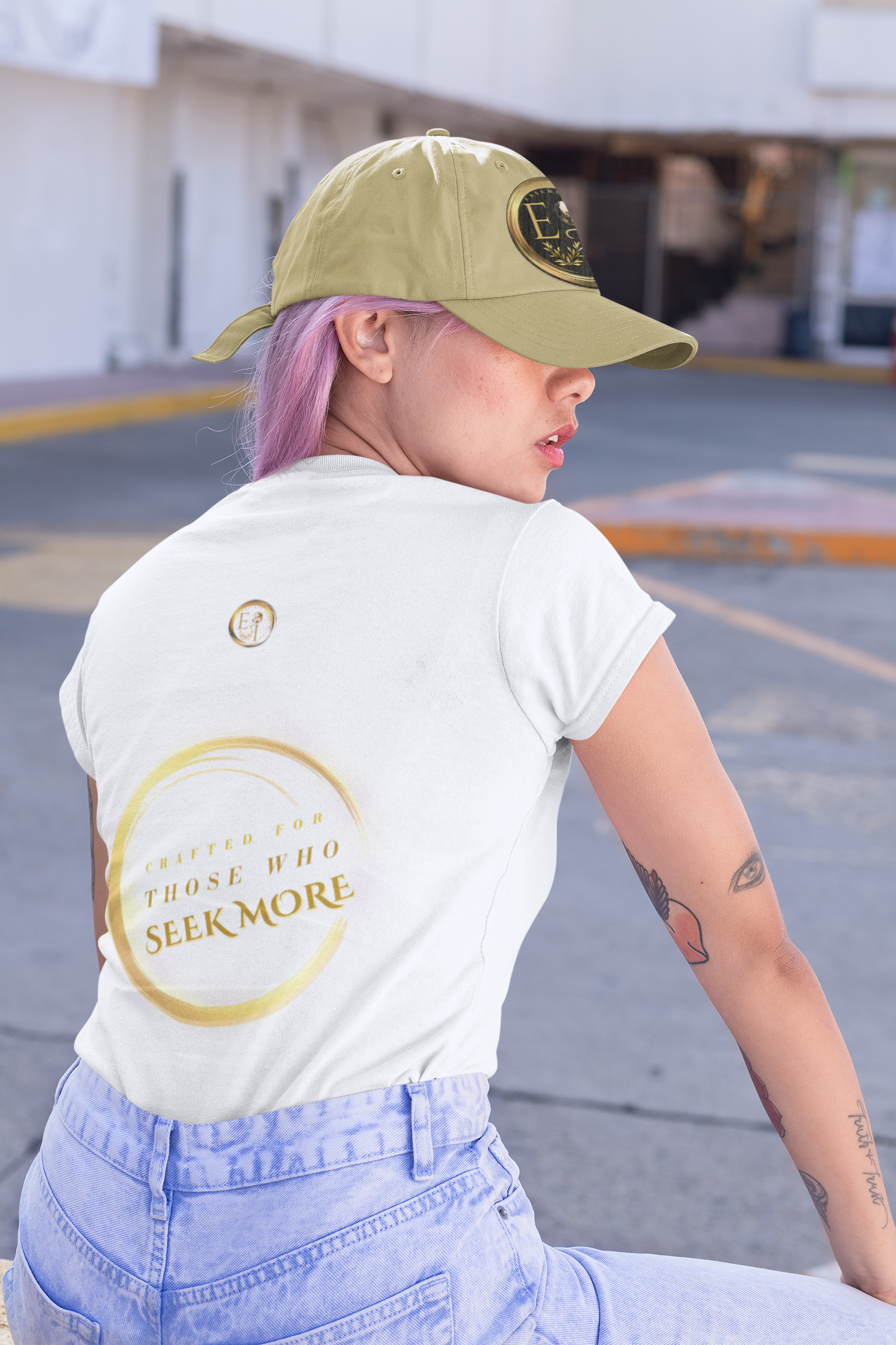 One Life Tee in White – Inspirational Softstyle Tee | EI Fashion