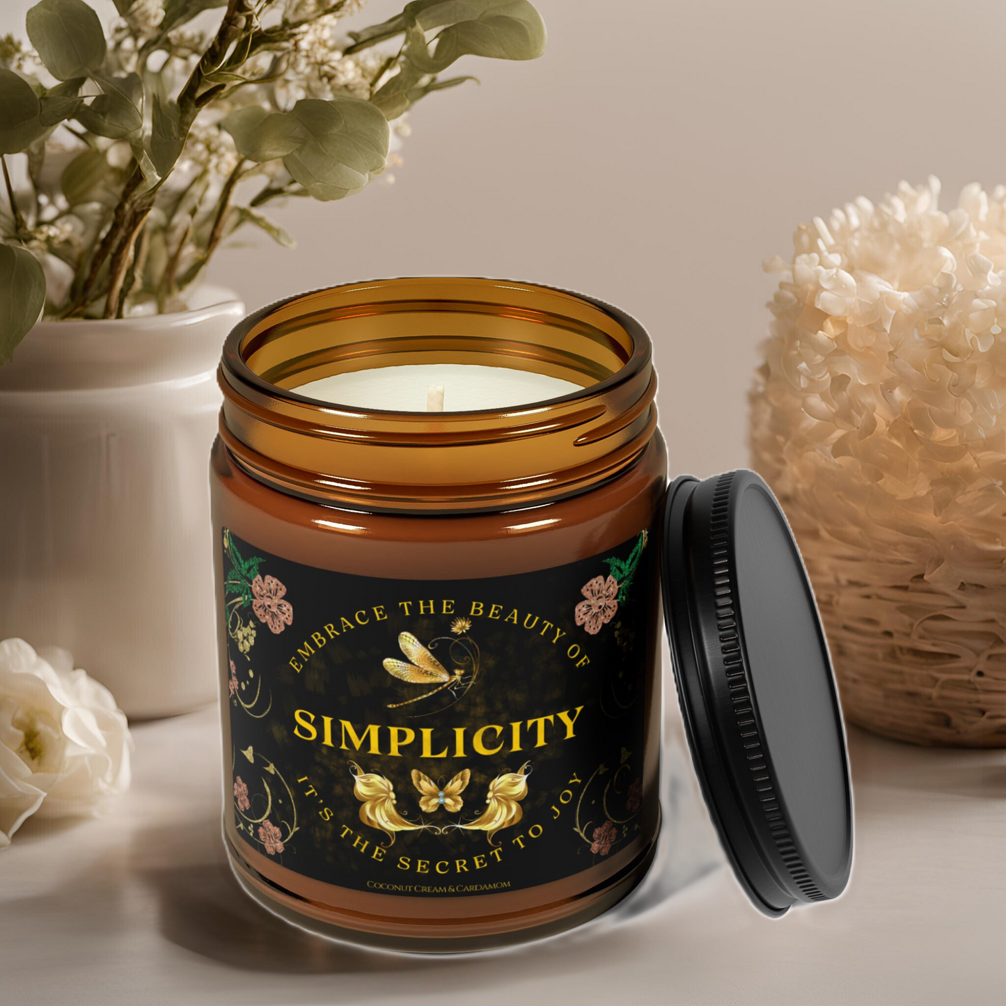 Spoken Serenity Simplicity | Coconut Cream + Cardamom | 9oz