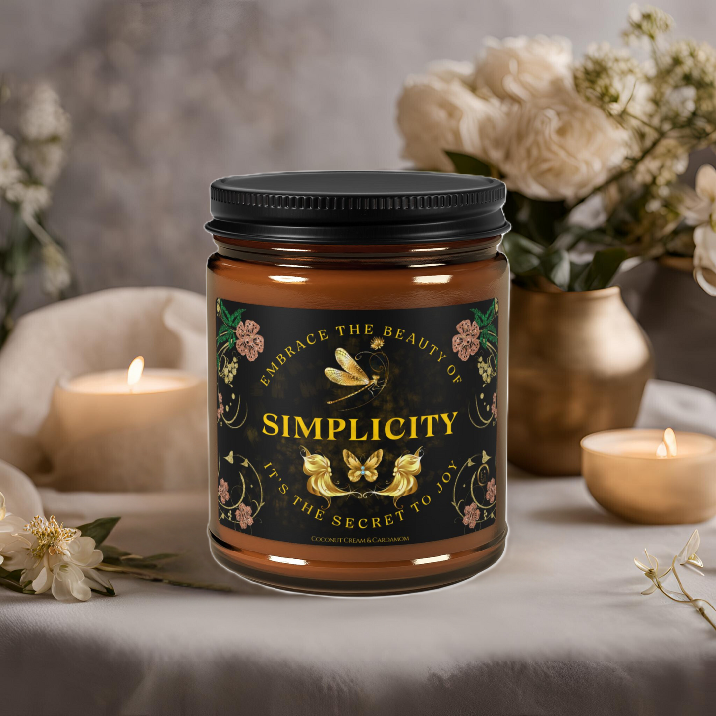 Spoken Serenity Simplicity | Coconut Cream + Cardamom | 9oz