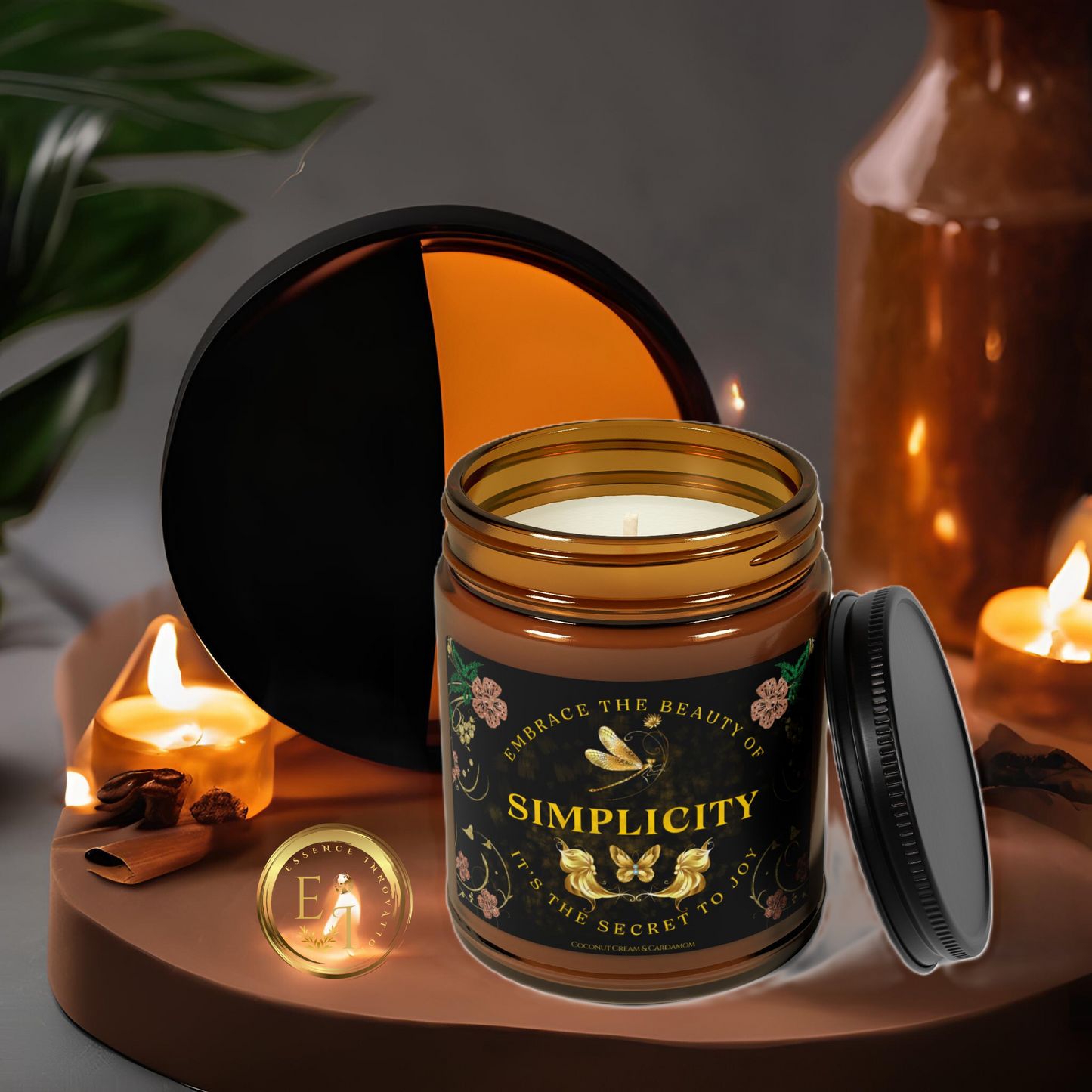 Spoken Serenity Simplicity | Coconut Cream + Cardamom | 9oz