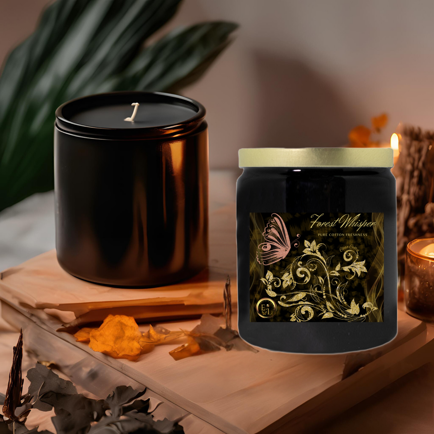 Forest Whisper Cotton Freshness | Clean Cotton | Luxury Ceramic Candle