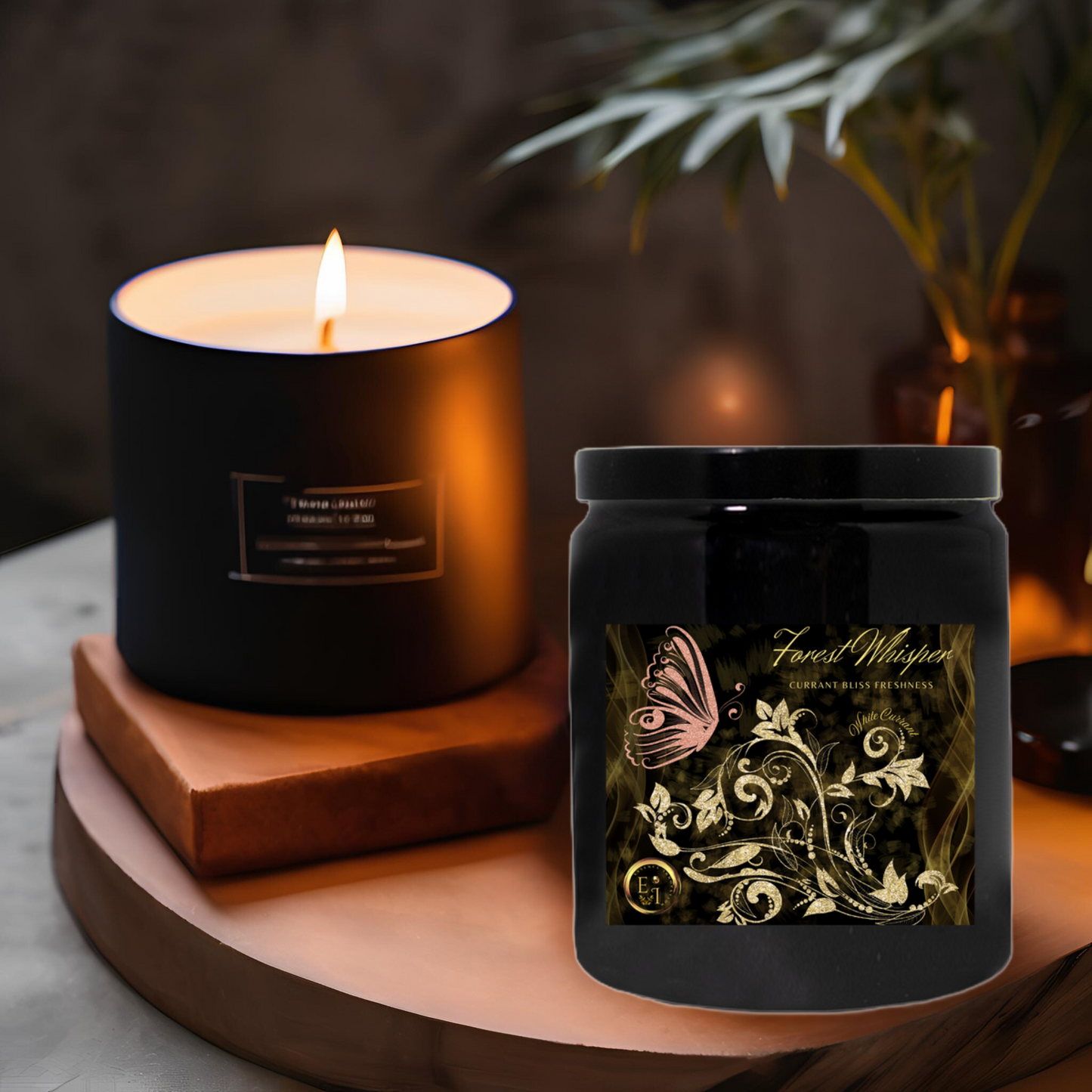 Forest Whisper Currant Bliss | White Currant | Luxury Ceramic Candle