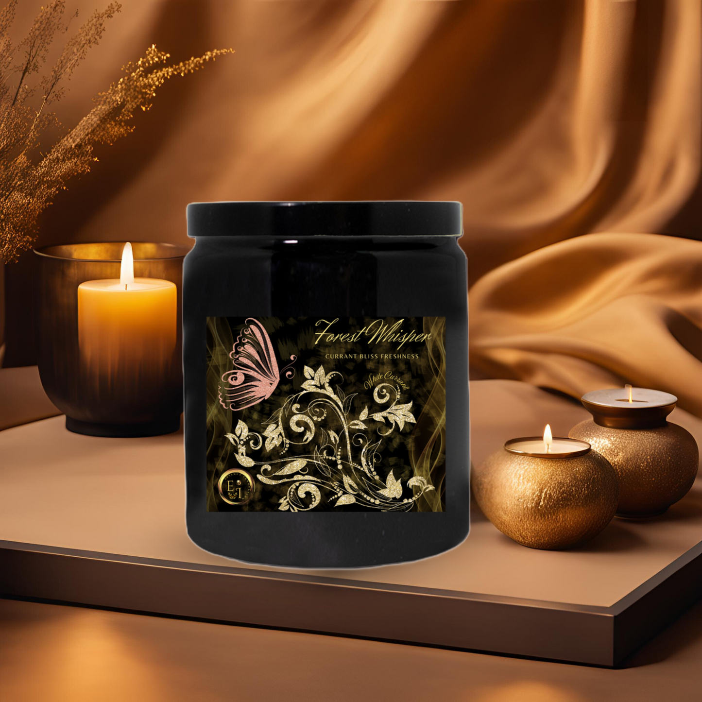 Forest Whisper Currant Bliss | White Currant | Luxury Ceramic Candle