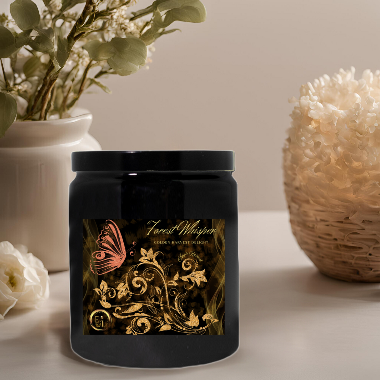 Forest Whisper Golden Harvest | Apple Harvest | Luxury Ceramic Candle