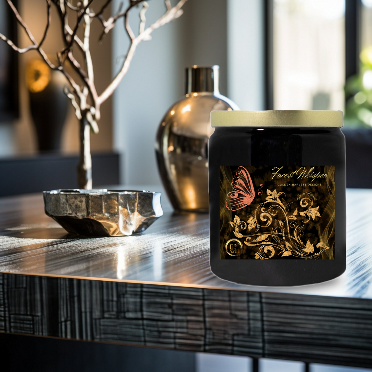 Forest Whisper Golden Harvest | Apple Harvest | Luxury Ceramic Candle