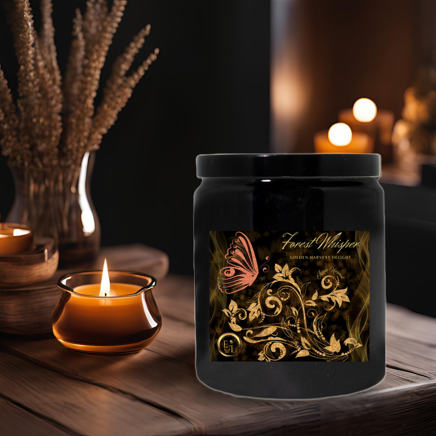 Forest Whisper Golden Harvest | Apple Harvest | Luxury Ceramic Candle