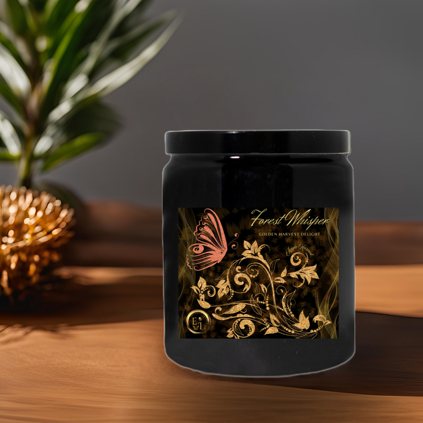 Forest Whisper Golden Harvest | Apple Harvest | Luxury Ceramic Candle