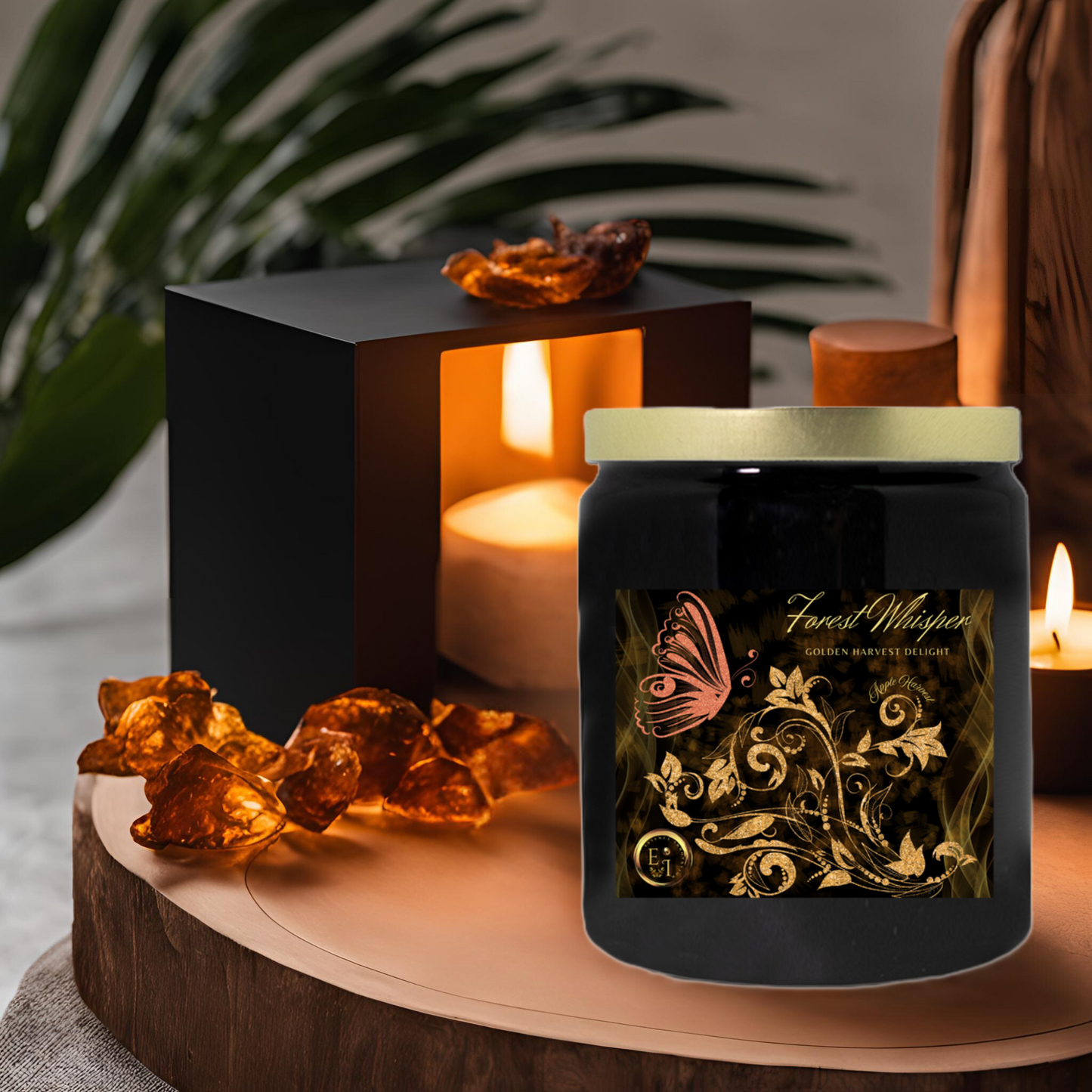 Forest Whisper Golden Harvest | Apple Harvest | Luxury Ceramic Candle