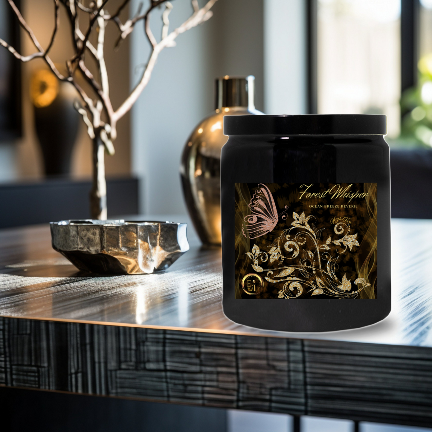 Forest Whisper | Ocean Breeze Reverie | High Tide | Luxury Ceramic Candle