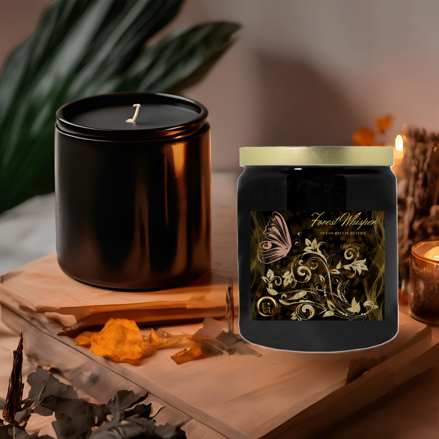 Forest Whisper | Ocean Breeze Reverie | High Tide | Luxury Ceramic Candle