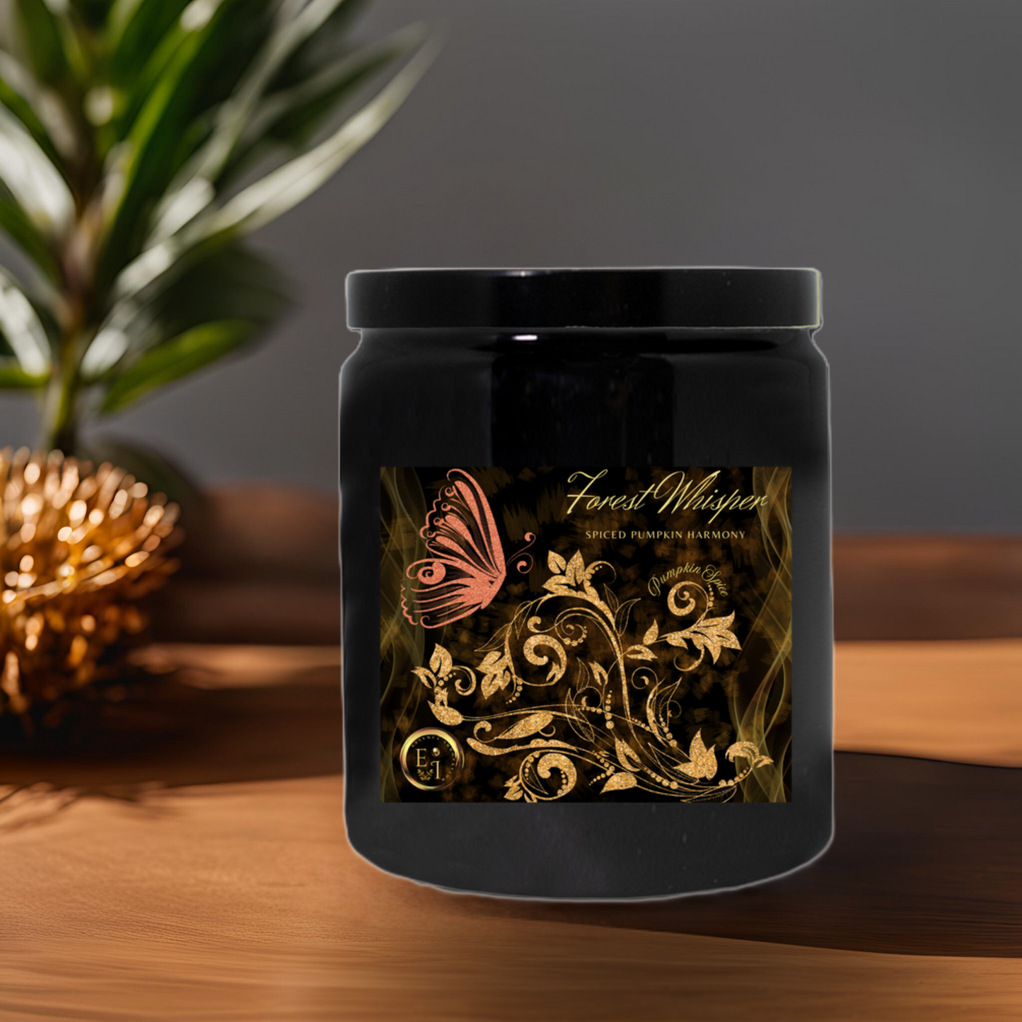 Forest Whisper Spiced Harmony | Pumpkin Spice | Luxury Ceramic Candle