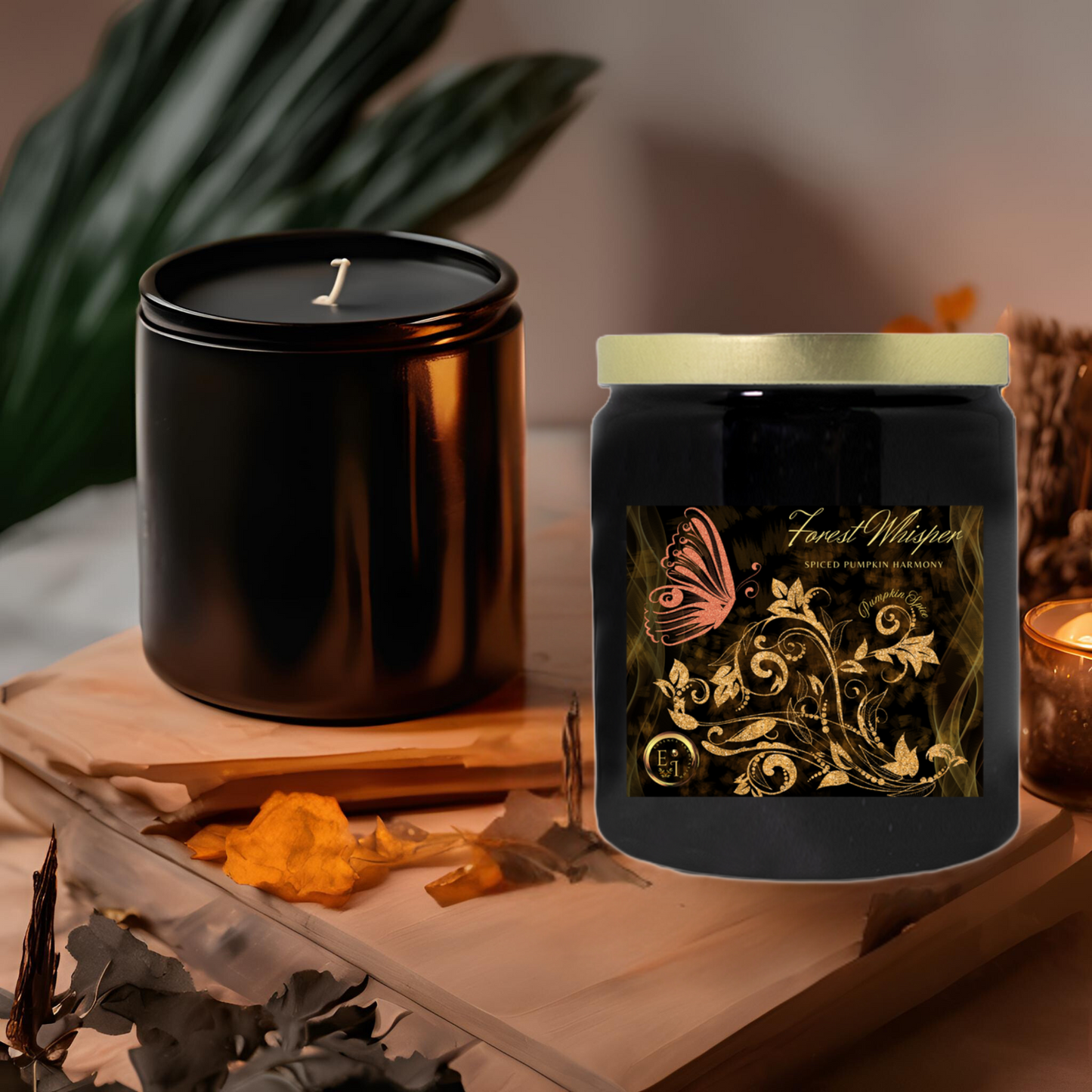 Forest Whisper Spiced Harmony | Pumpkin Spice | Luxury Ceramic Candle