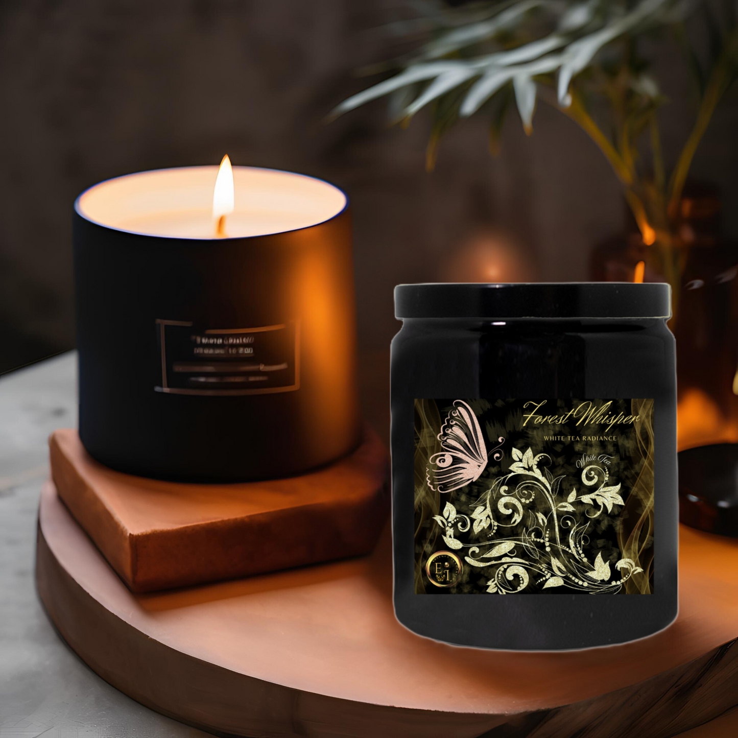 Forest Whisper White Tea Radiance | White Tea | Ceramic Candle