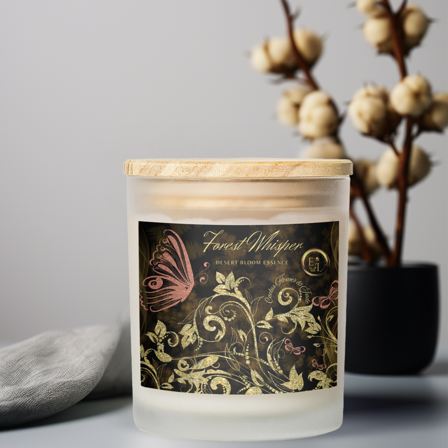 Desert Bloom Essence | Cactus Flower + Jade | Luxury Scented Candles 11oz