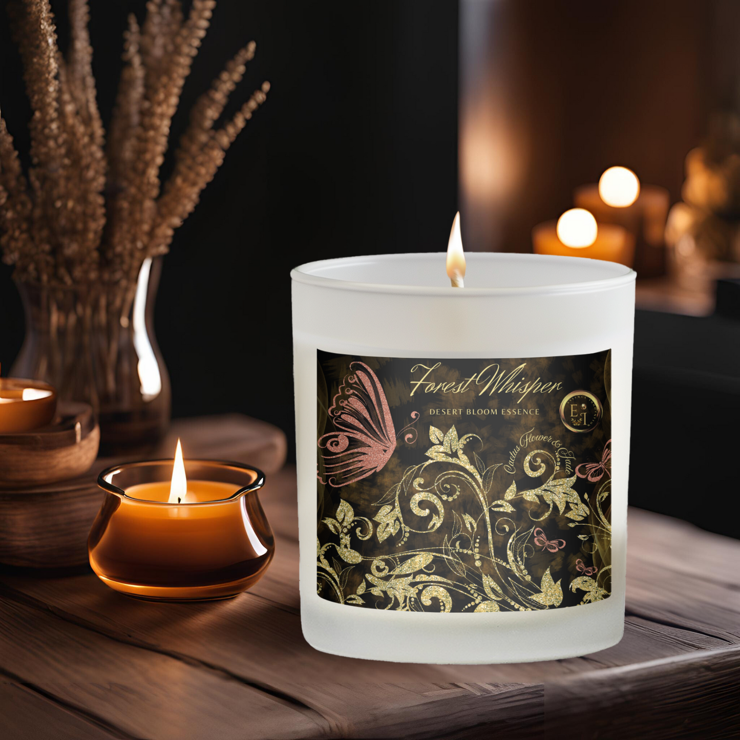 Desert Bloom Essence | Cactus Flower + Jade | Luxury Scented Candles 11oz