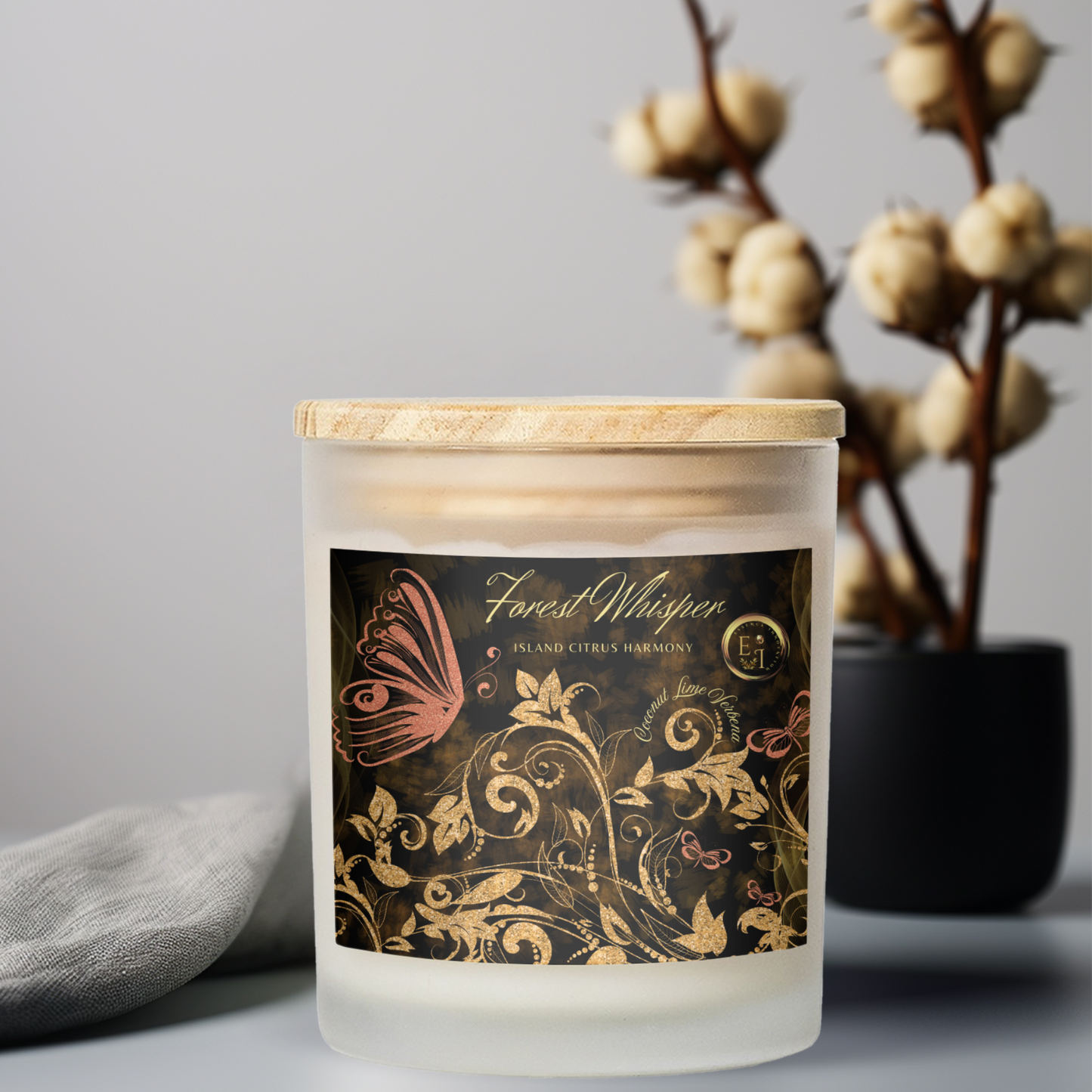 Island Citrus Harmony | Coconut Lime Verbena | Luxury Scented Candles 11oz