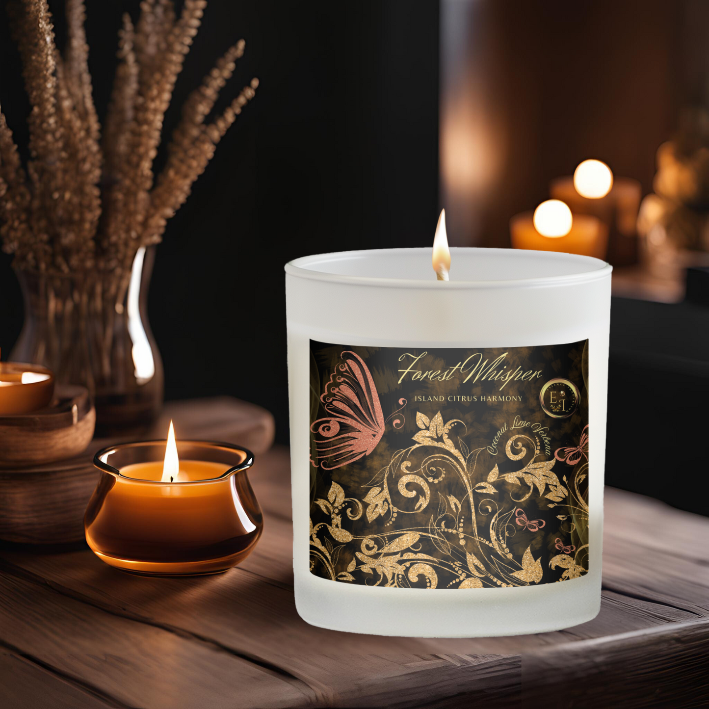 Island Citrus Harmony | Coconut Lime Verbena | Luxury Scented Candles 11oz