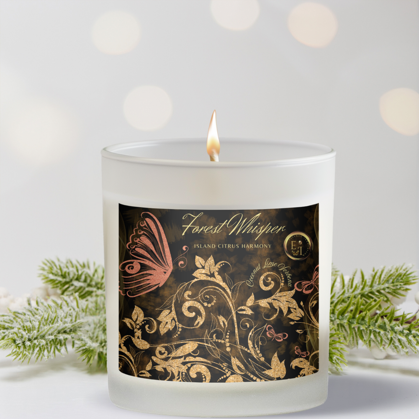 Island Citrus Harmony | Coconut Lime Verbena | Luxury Scented Candles 11oz