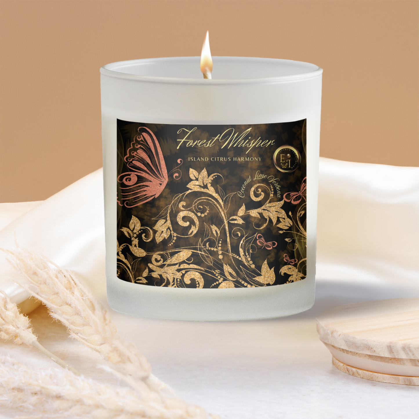 Island Citrus Harmony | Coconut Lime Verbena | Luxury Scented Candles 11oz