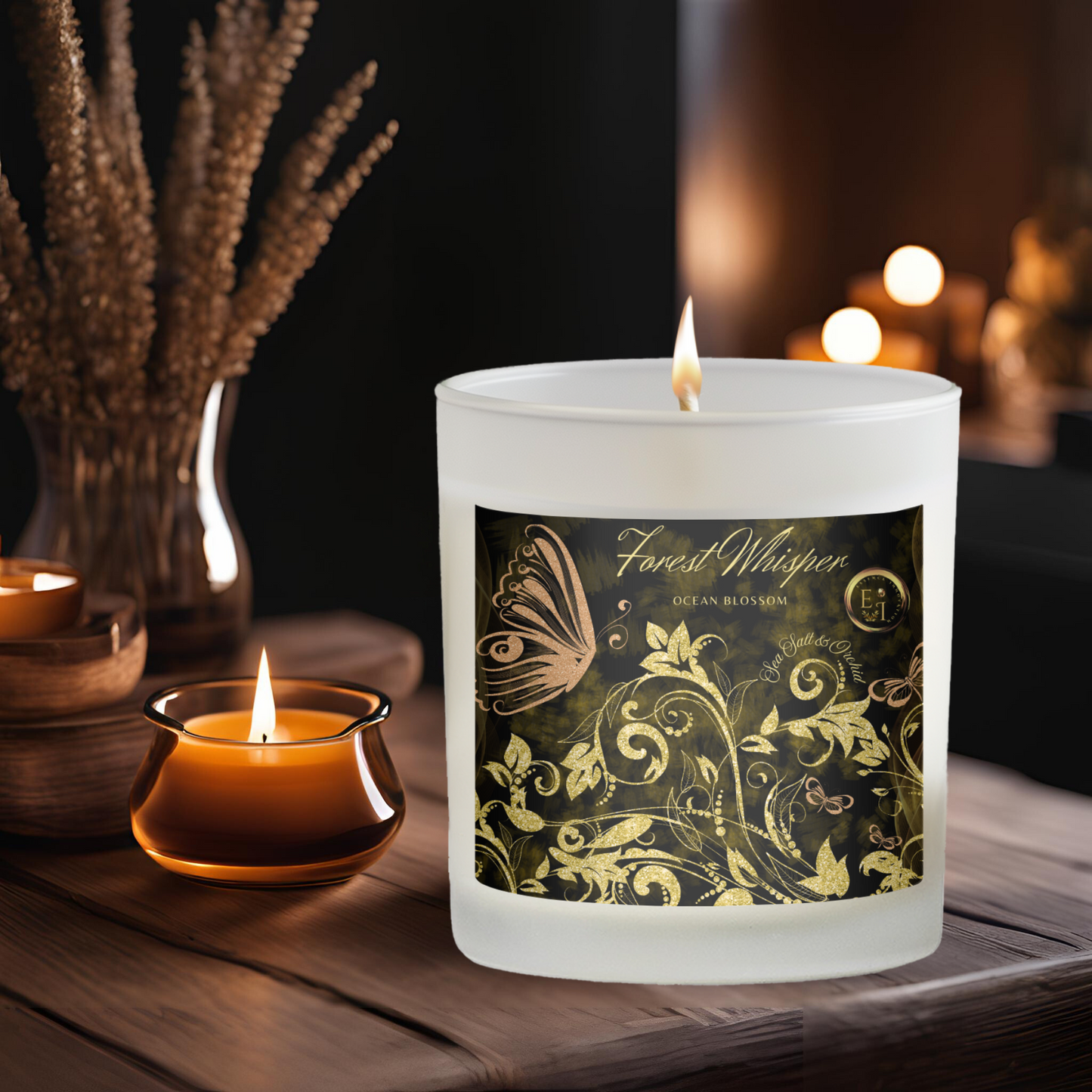 Ocean Blossom | Sea Salt + Orchid | Luxury Scented Candles 11oz