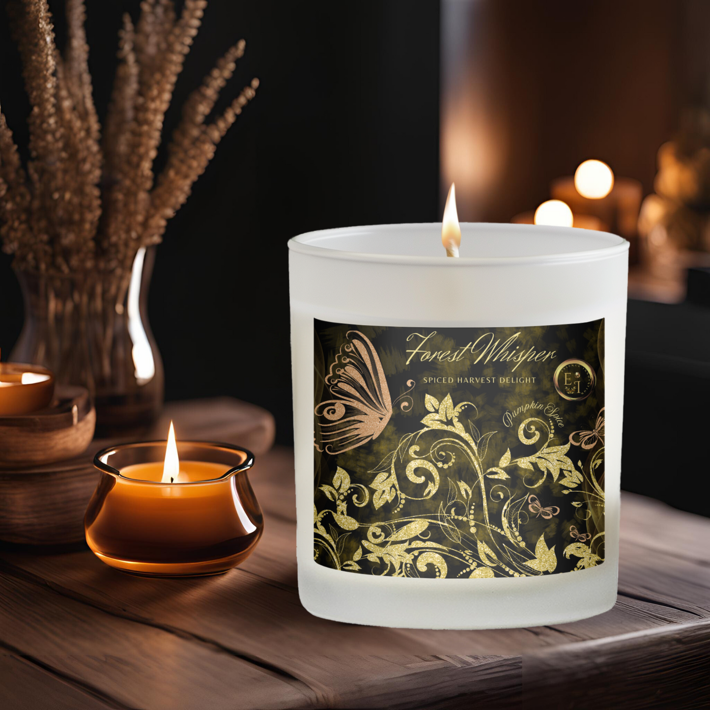 Spiced Harvest Delight | Pumpkin Spice | Luxury Scented Candles 11oz