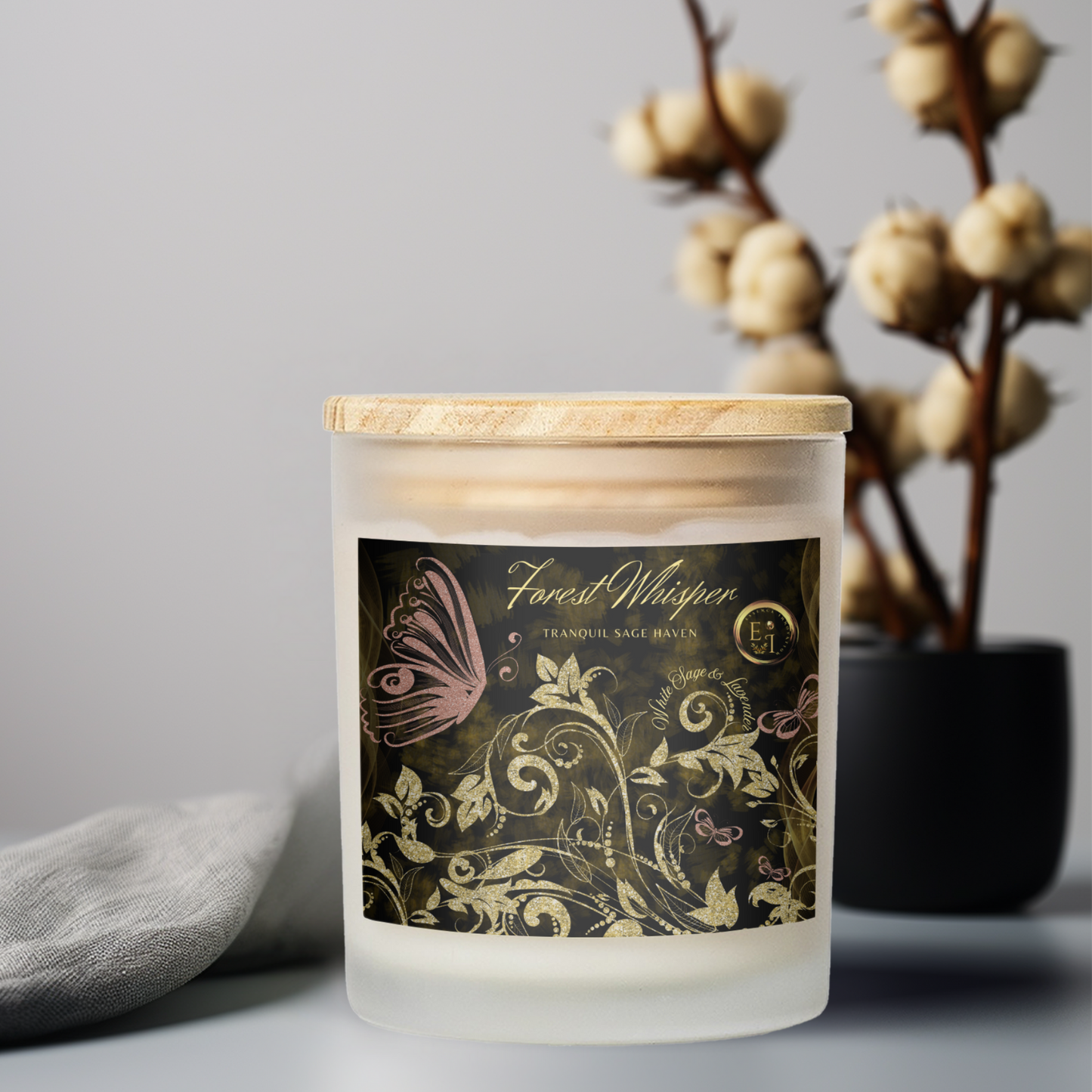 Tranquil Sage Haven | White Sage + Lavender | Luxury Candles 11oz