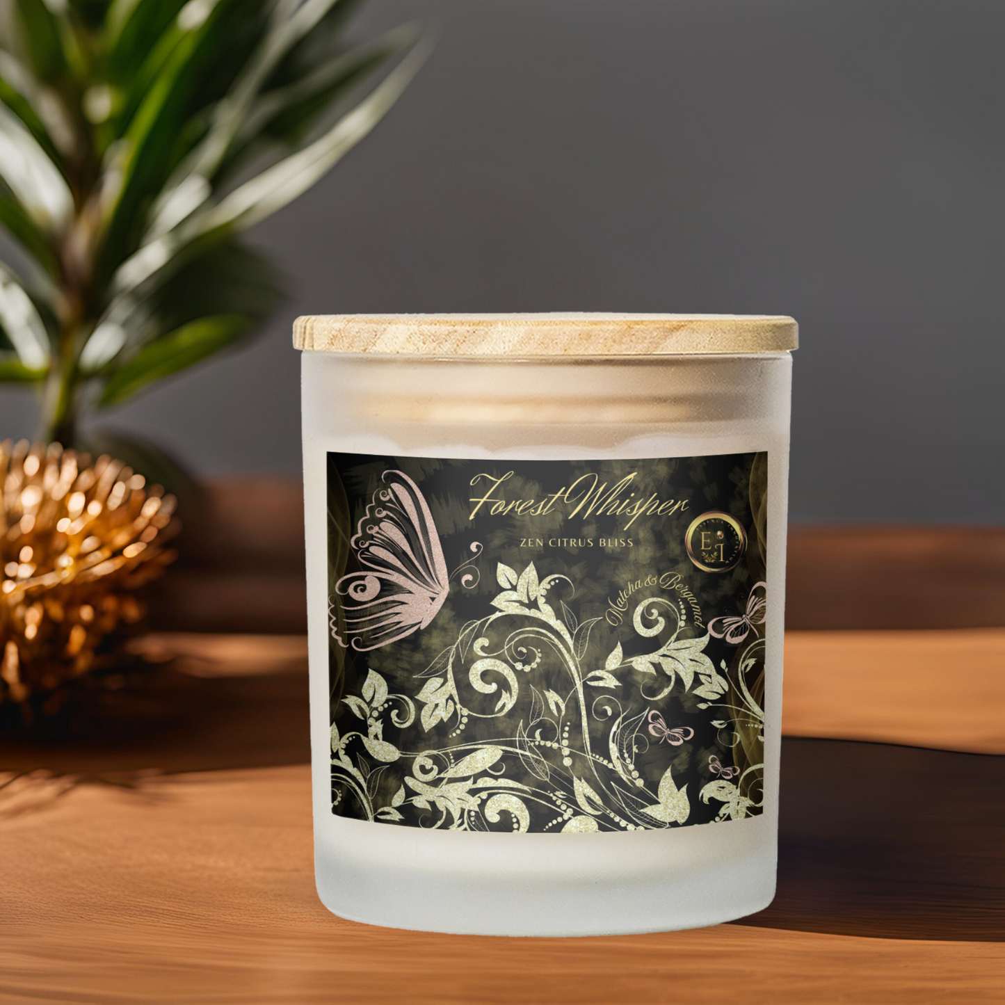 Zen Citrus Bliss | Matcha + Bergamot | Luxury Scented Candles 11oz