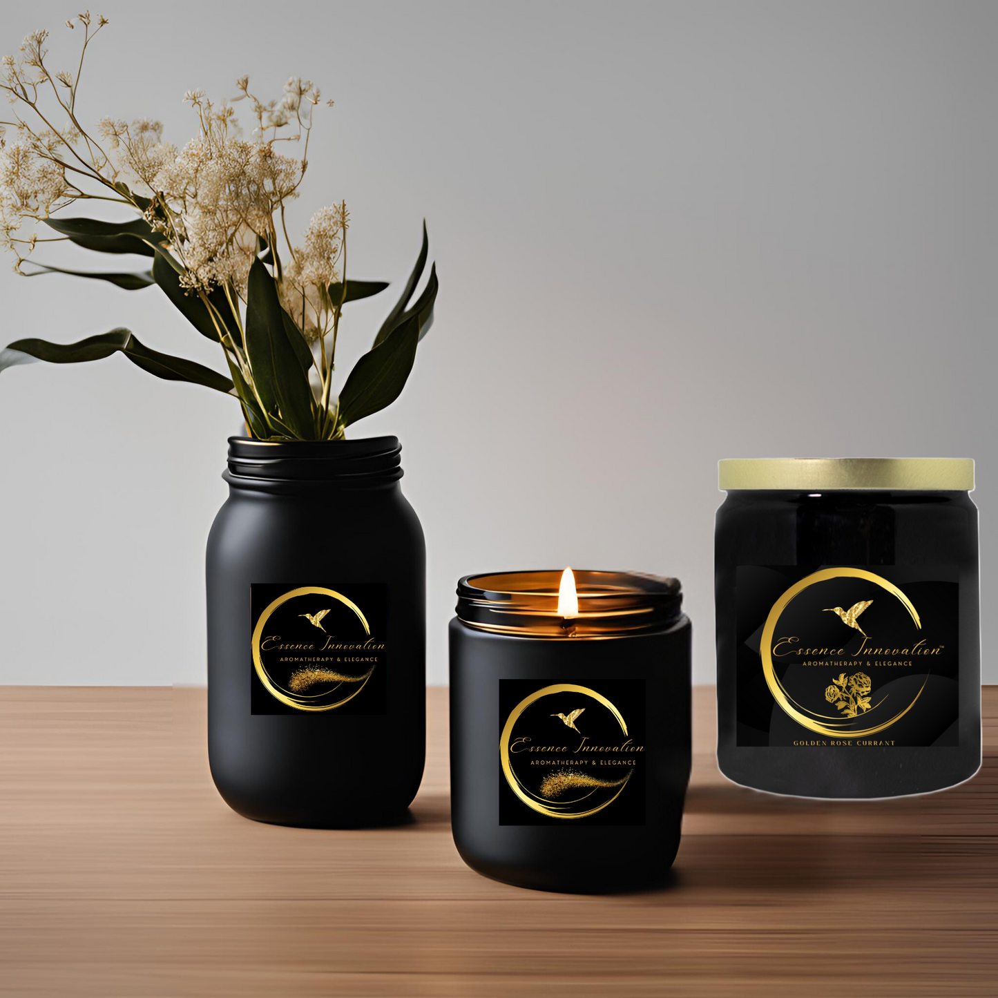 Golden Rose Freshness | Clean Cotton | Luxe Ceramic Candle 9oz