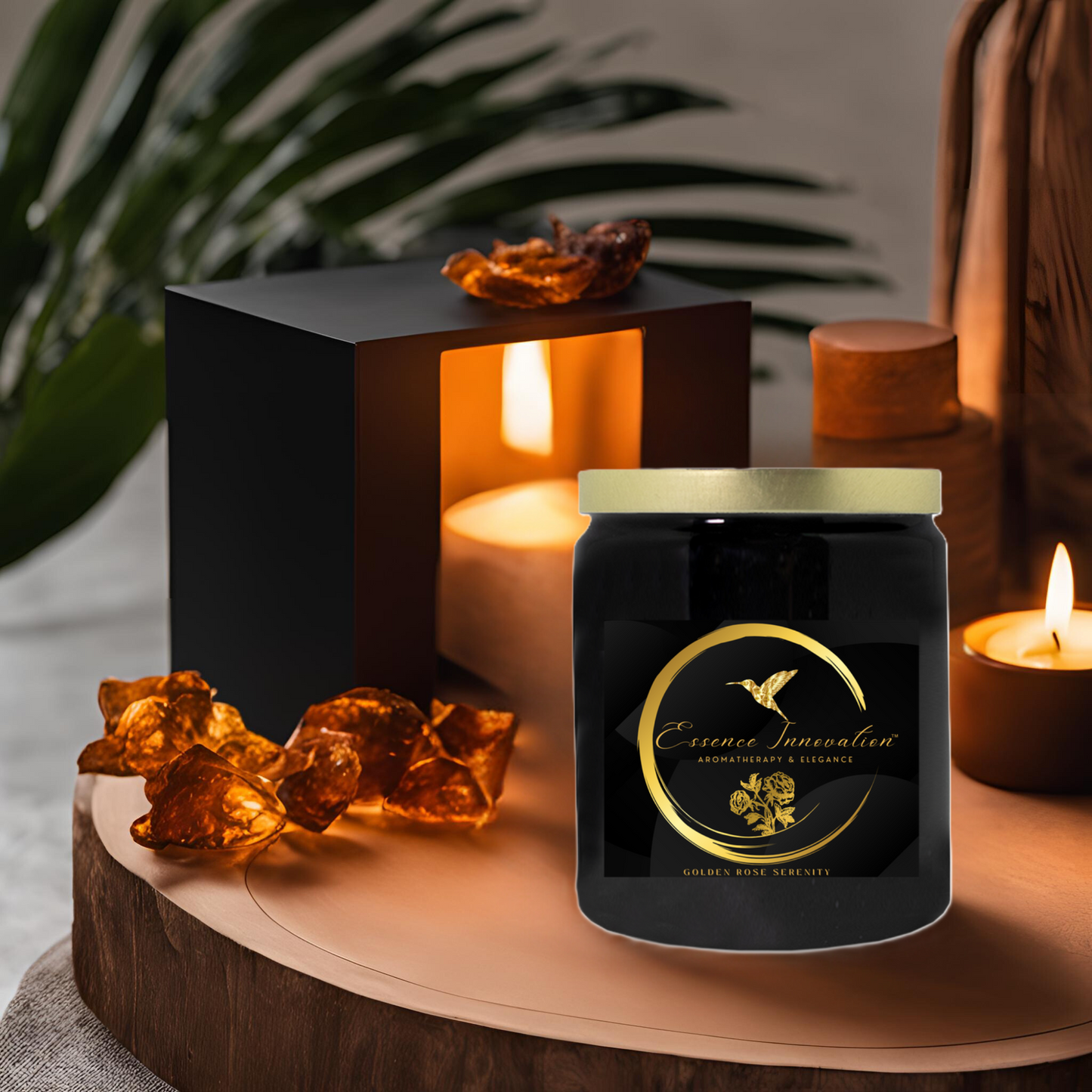 Golden Rose Freshness | Clean Cotton | Luxe Ceramic Candle 9oz