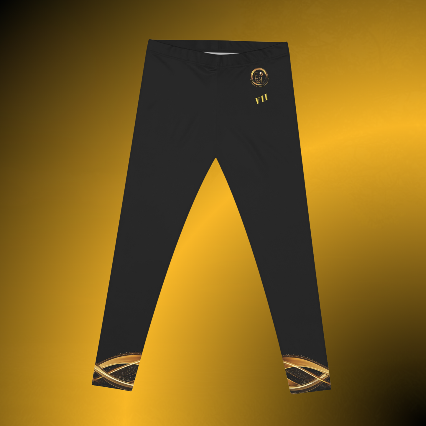 Black Casual Leggings for Women | Silky Stretch Mid Rise Leggings | Seek More Premium VII