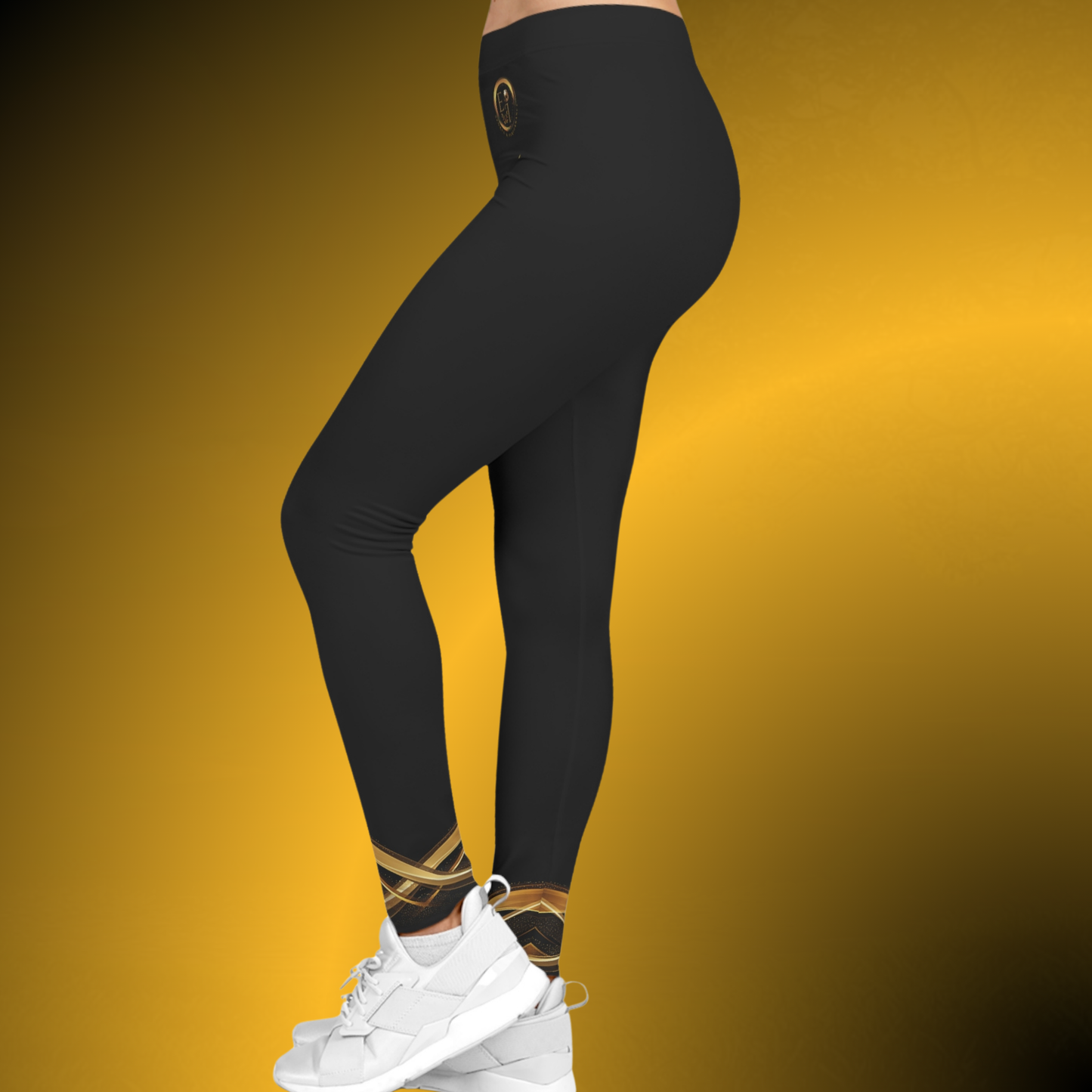 Black Casual Leggings for Women | Silky Stretch Mid Rise Leggings | Seek More Premium VII