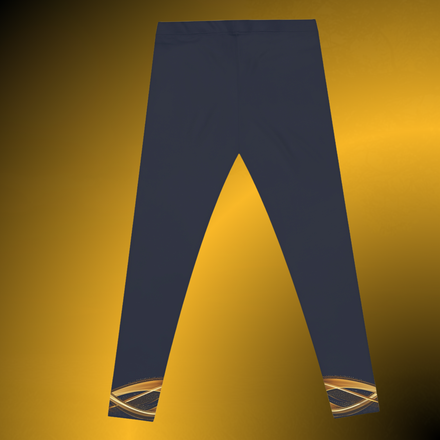 Navy Casual Leggings for Women | Silky Stretch Mid Rise Leggings | Seek More Premium VIII