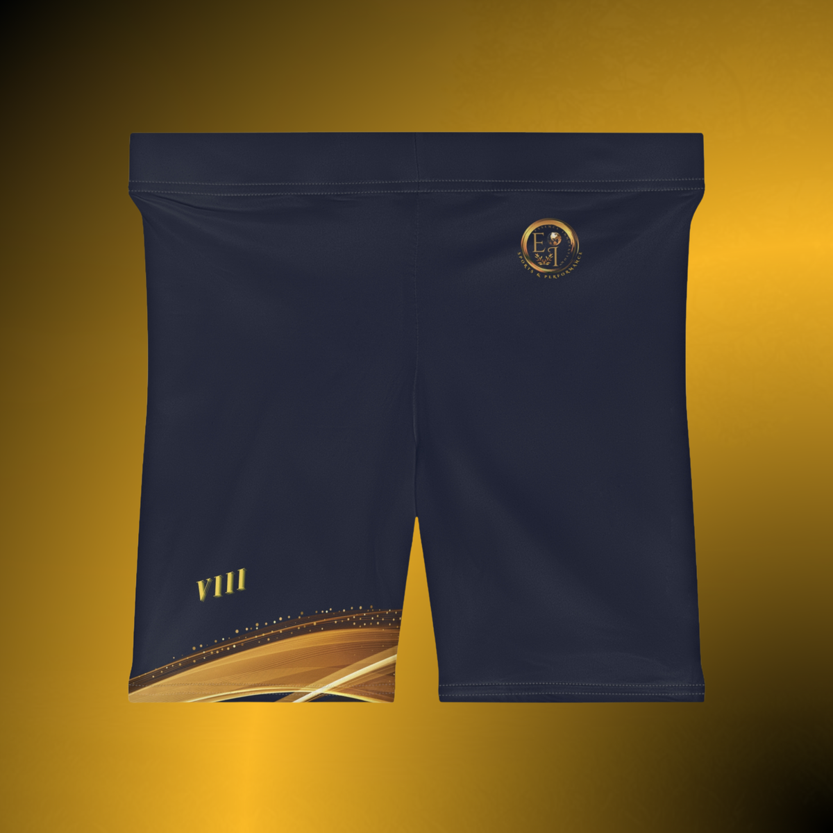 VIII Navy Women’s Mid-Rise Biker Shorts