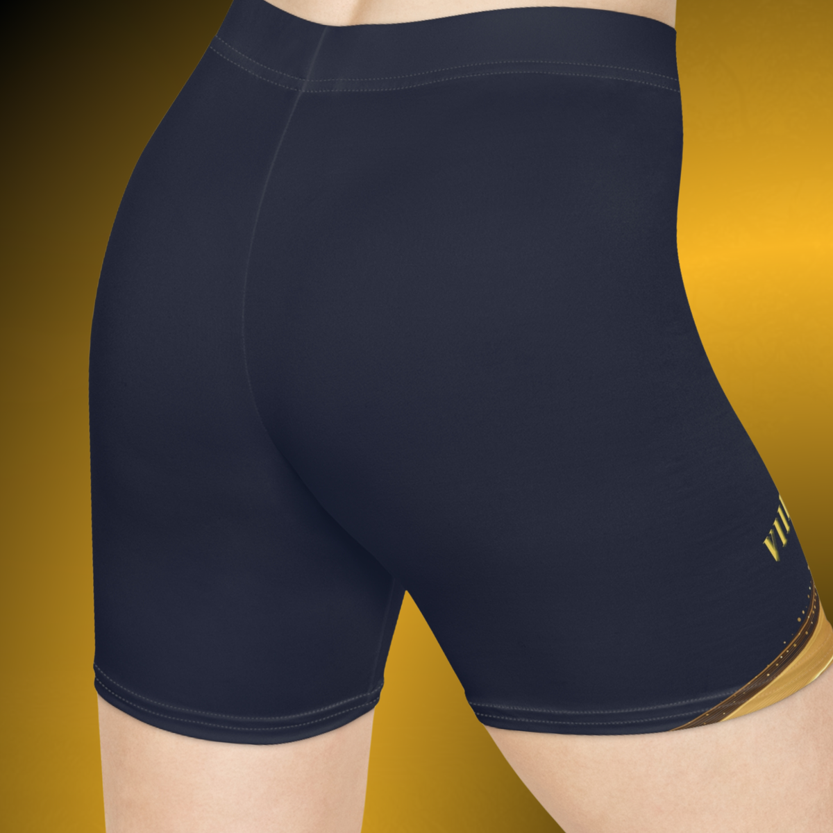 VIII Navy Women’s Mid-Rise Biker Shorts