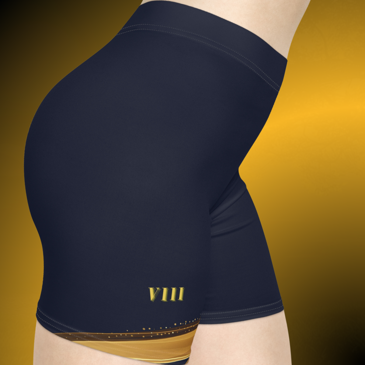 VIII Navy Women’s Mid-Rise Biker Shorts