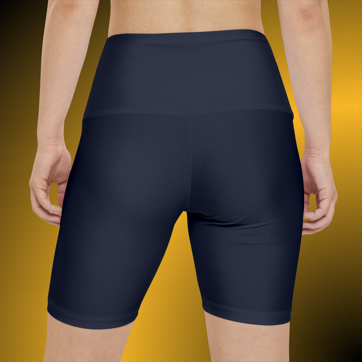 Strength In Motion VIII Navy Compression Biker Shorts