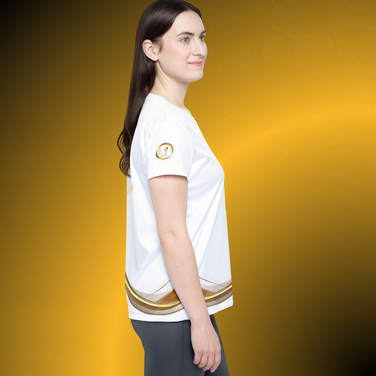Seek More Luxe~J VI White Women’s Sports Jersey