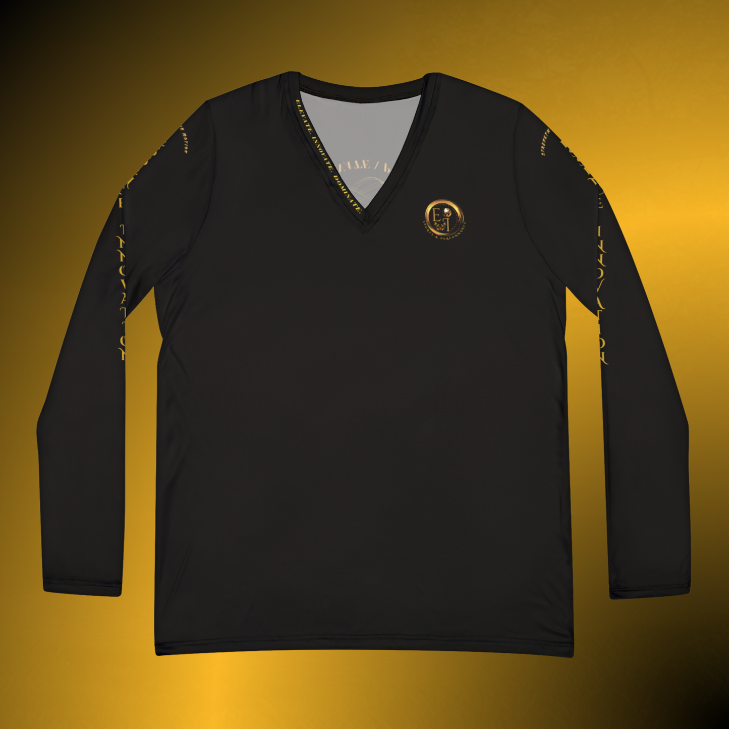 Momentum Performance V-Neck Black VII