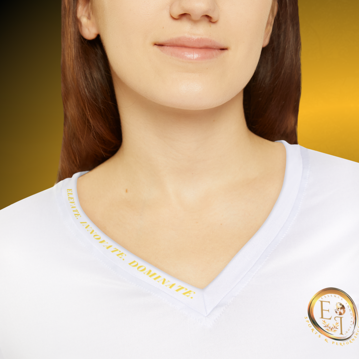 Momentum Performance V-Neck White VI