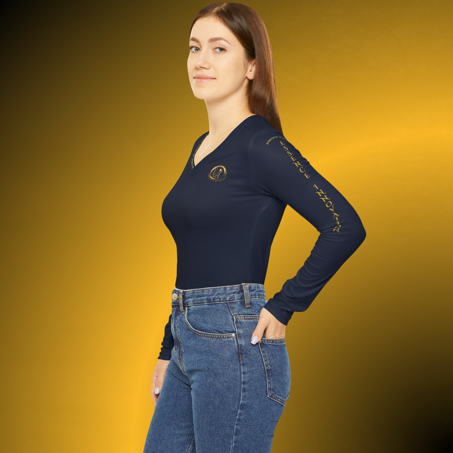 Momentum Performance V-Neck Navy VIII