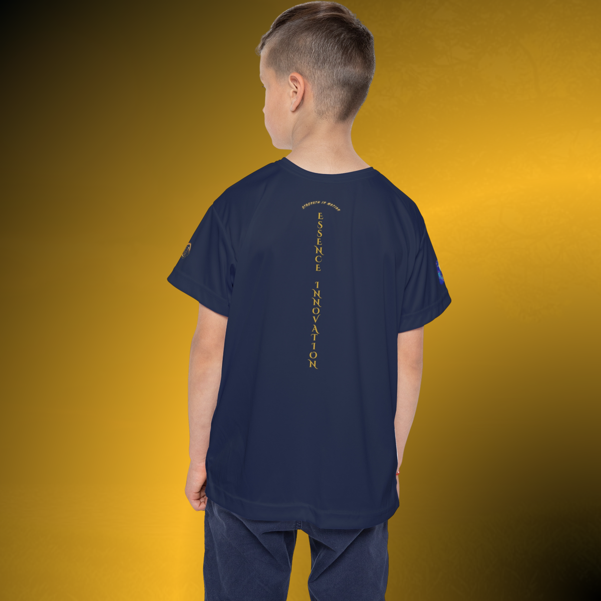 Elite Boys Jersey VIII – Navy Youth Performance Shirt