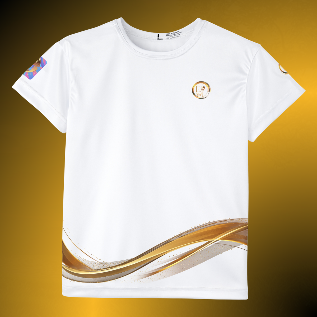 Elite Girls Jersey VI – White Youth Performance Tee