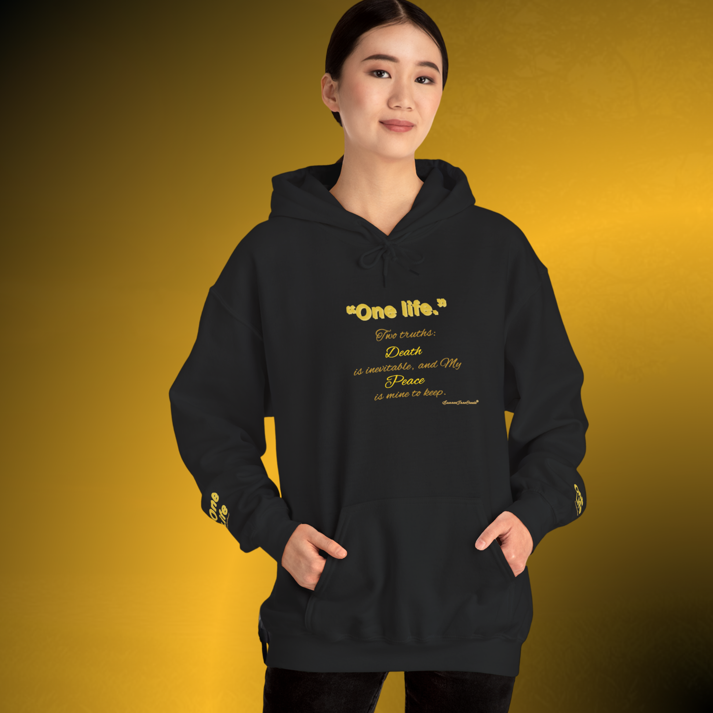 EssenceInnoCreate One Life Two Truths Hoodie | Pullover Sweatshirt