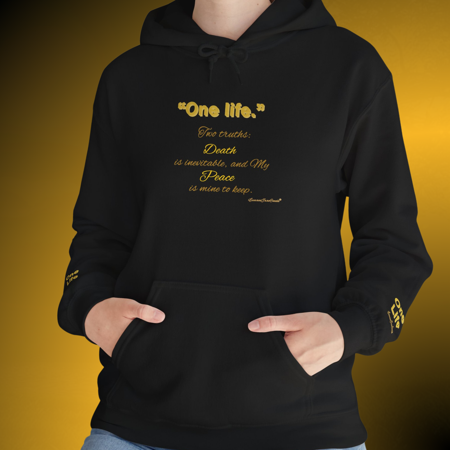 EssenceInnoCreate One Life Two Truths Hoodie | Pullover Sweatshirt
