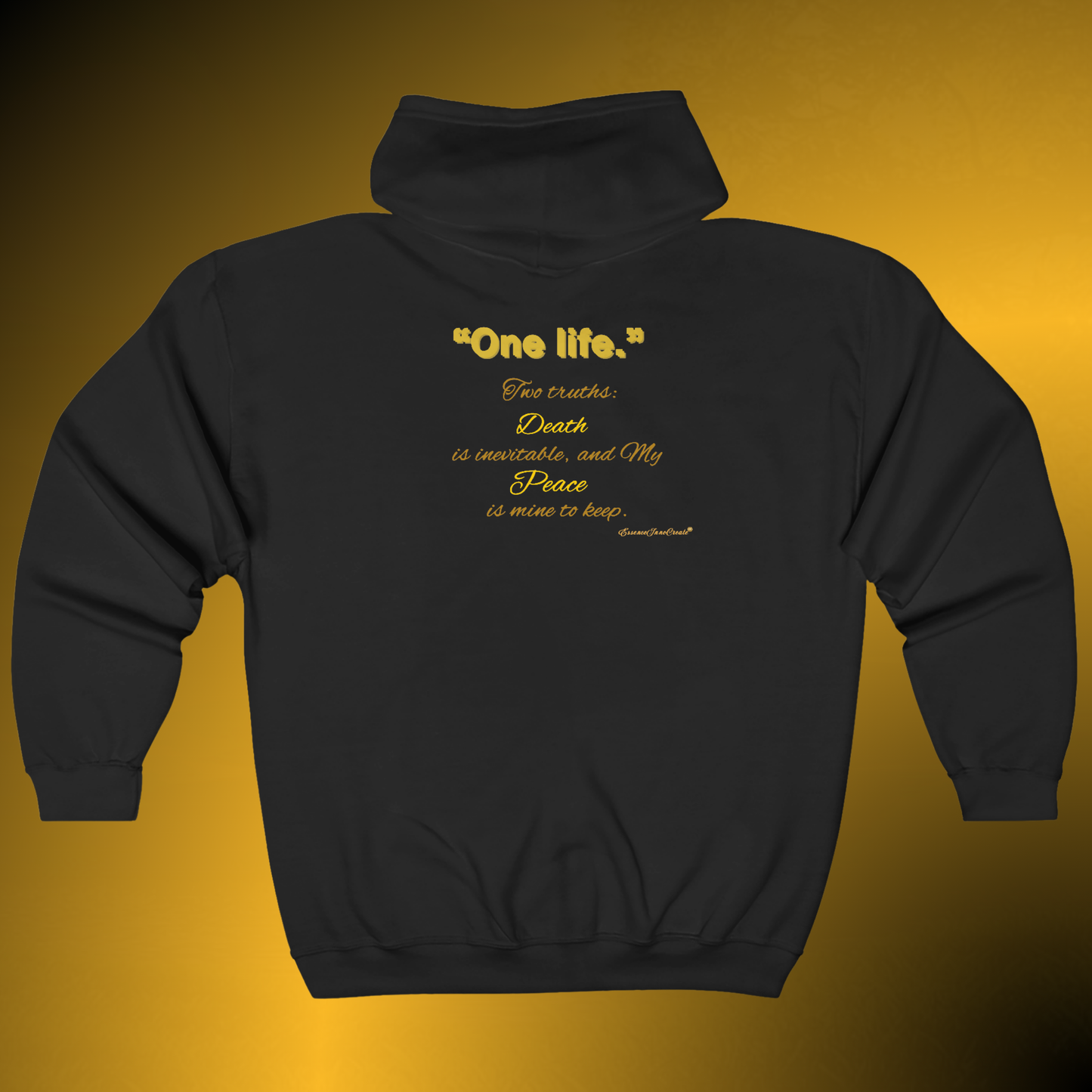 EssenceInnoCreate One Life Two Truths Full-Zip Hoodie
