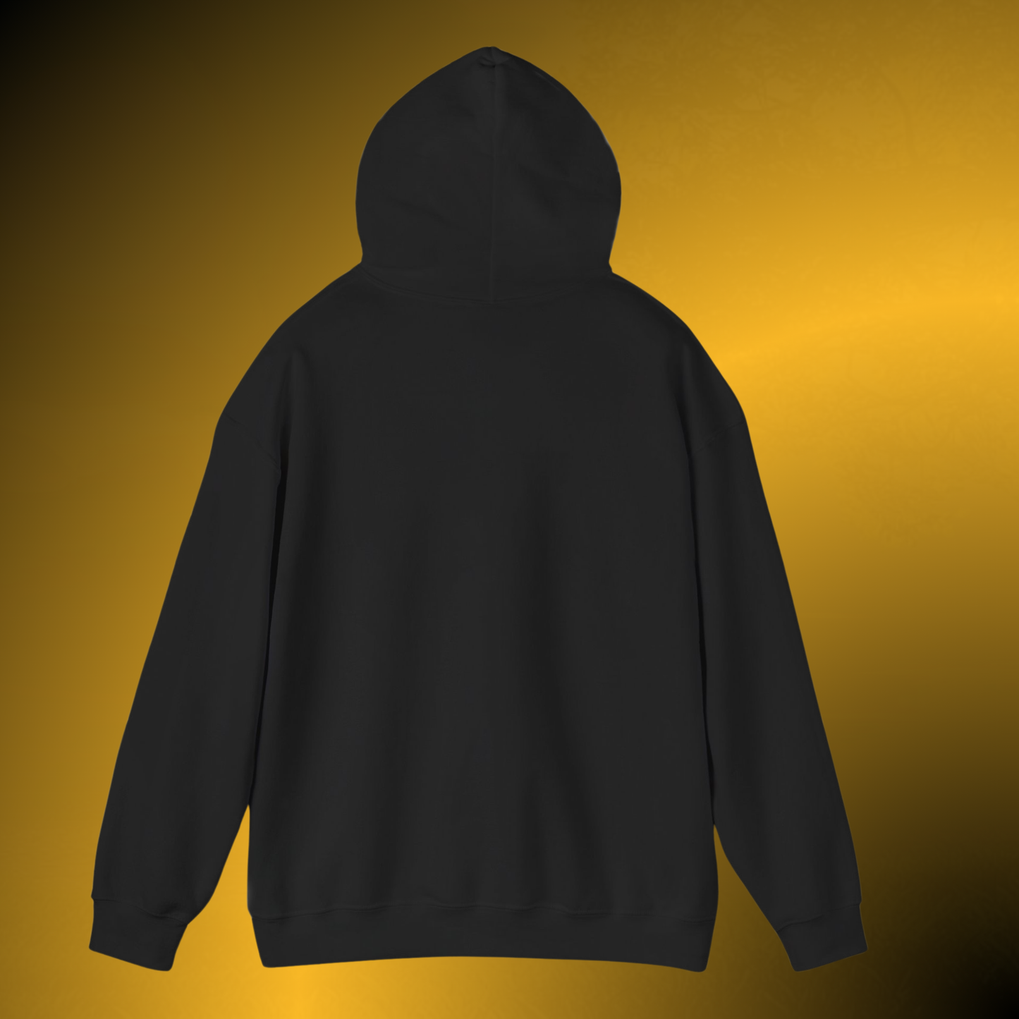 Design Meets Soul Hoodie – Gold Graphic Streetwear Hoodie