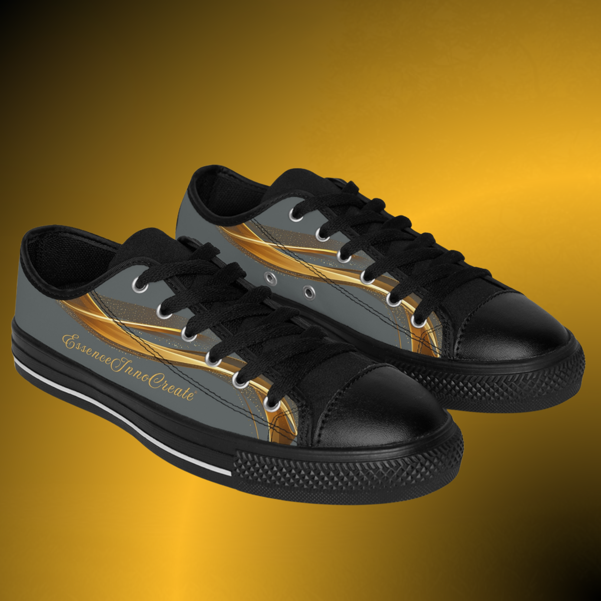 Steel Grey Lowtops | EssenceInnoCreate Flow Sneakers