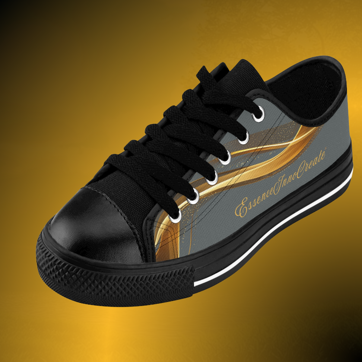 Steel Grey Lowtops | EssenceInnoCreate Flow Sneakers